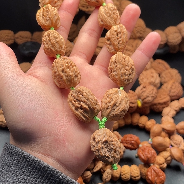 李***书吊坠文玩核桃5白狮子