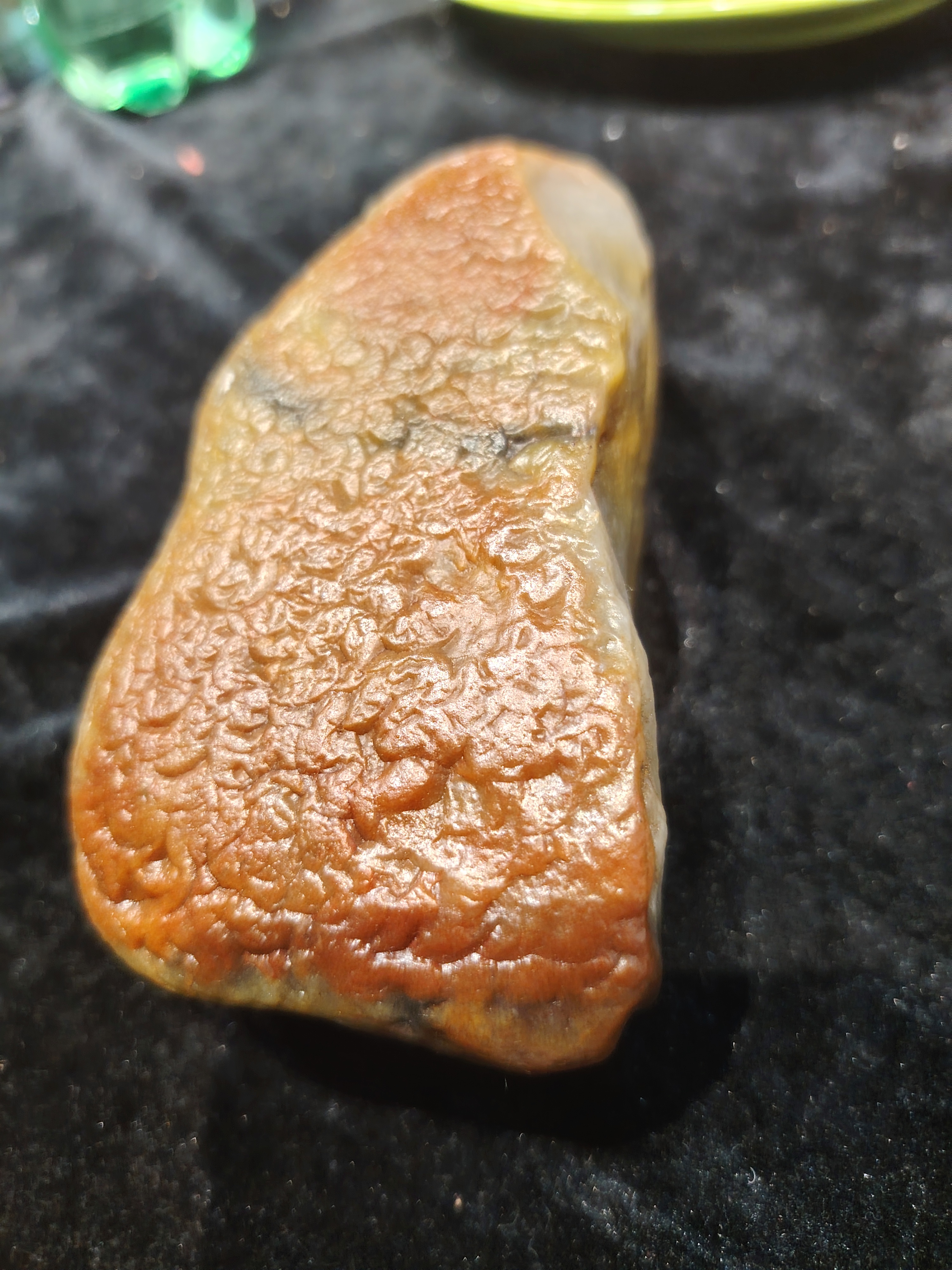 天然原石黄河石老红皮