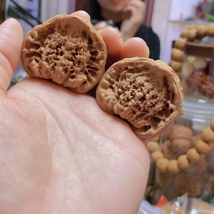 【闪购商品】文玩核桃把件45蛇头