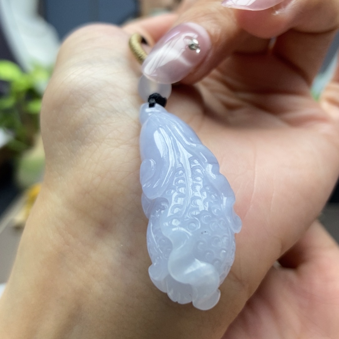 翡翠颈饰未镶嵌吊坠白菜