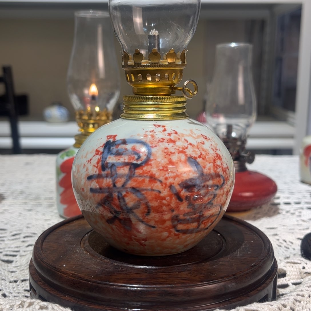 摆件景德镇陶瓷香薰灯