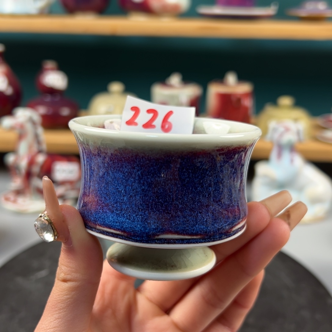 瓷片全品无暇主人杯纯手工