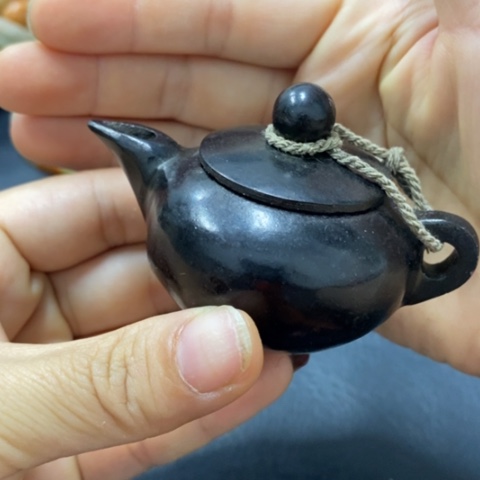 白玉菩提吊坠摆件