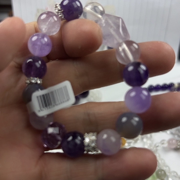 1到碧玺（处理）手链