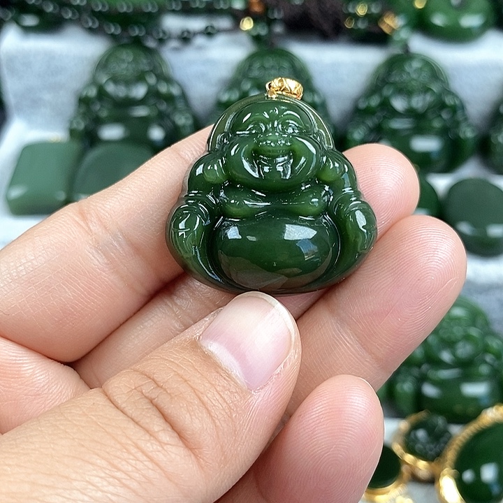 和田玉（碧玉）未镶嵌颈饰30