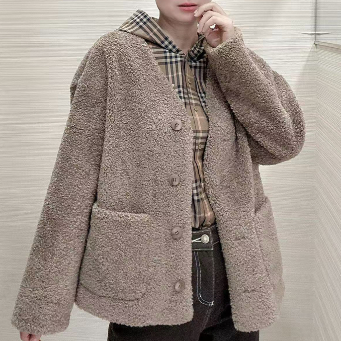 玛丝恩迪毛外套秋冬加厚外套430634
