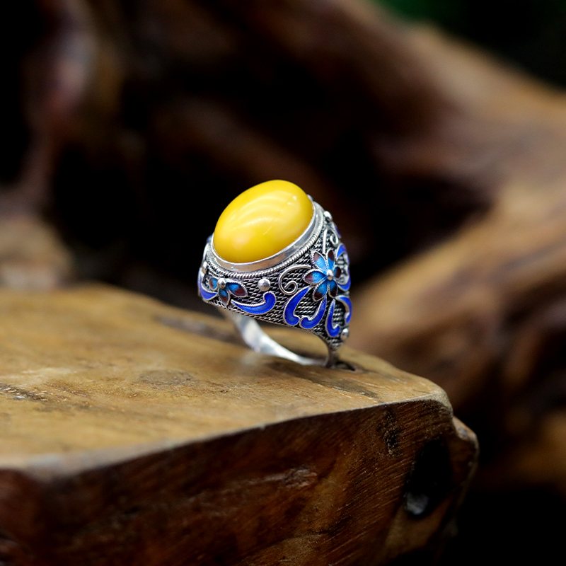 ZN非遗技艺 花丝镶嵌戒指