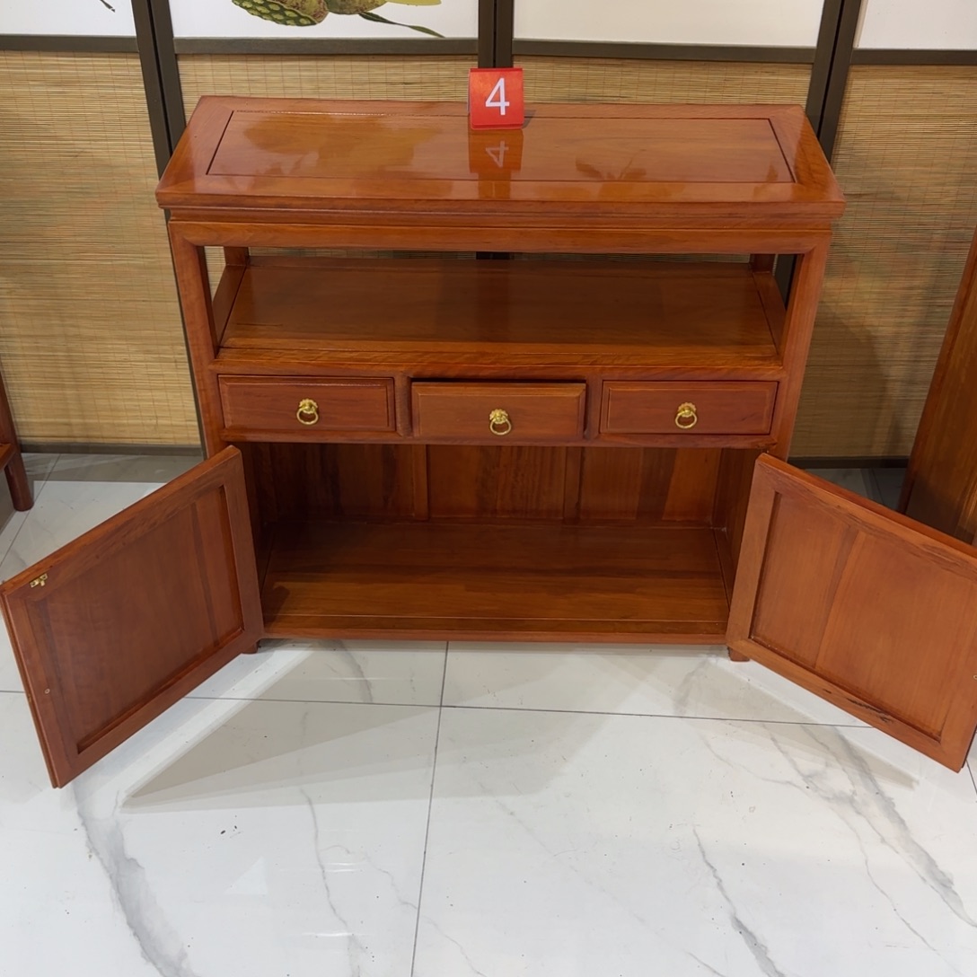 花梨木类成套家具越南花梨86✖️32高82茶水柜