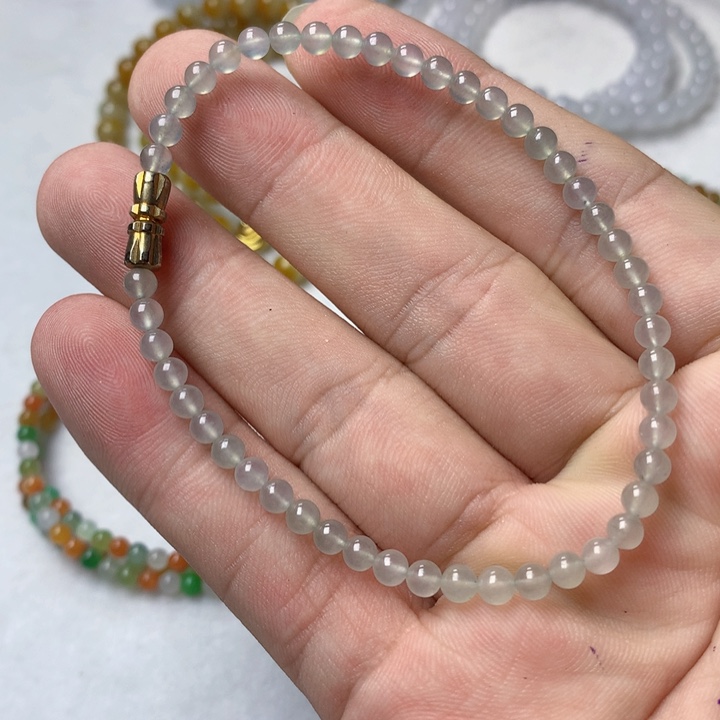 定制翡翠未镶嵌定制翡翠珠串