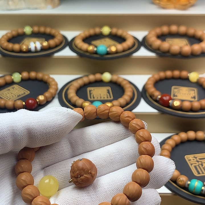 猴头核桃手串浪*-手串