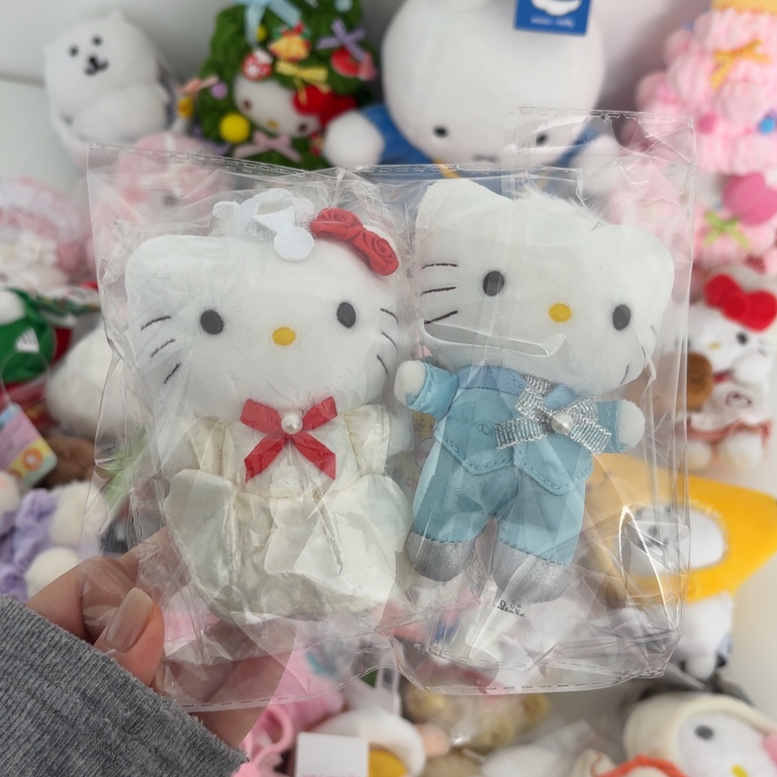 毛绒一对婚纱kt超划算