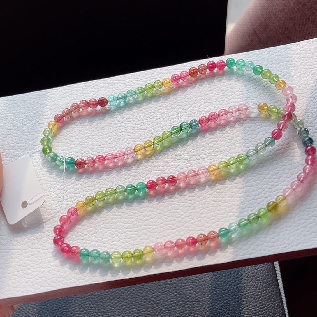 手链未镶嵌碧玺4.8mm左右