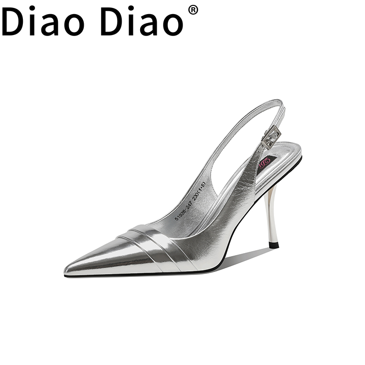 【34-37】法式细高跟清漆皮高跟鞋尖头女士细跟高跟鞋时尚轻奢夏季