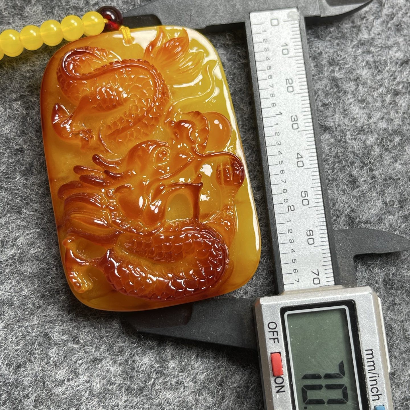 【云端优品】俄罗斯新密龙腾九天 男龙牌 挂件