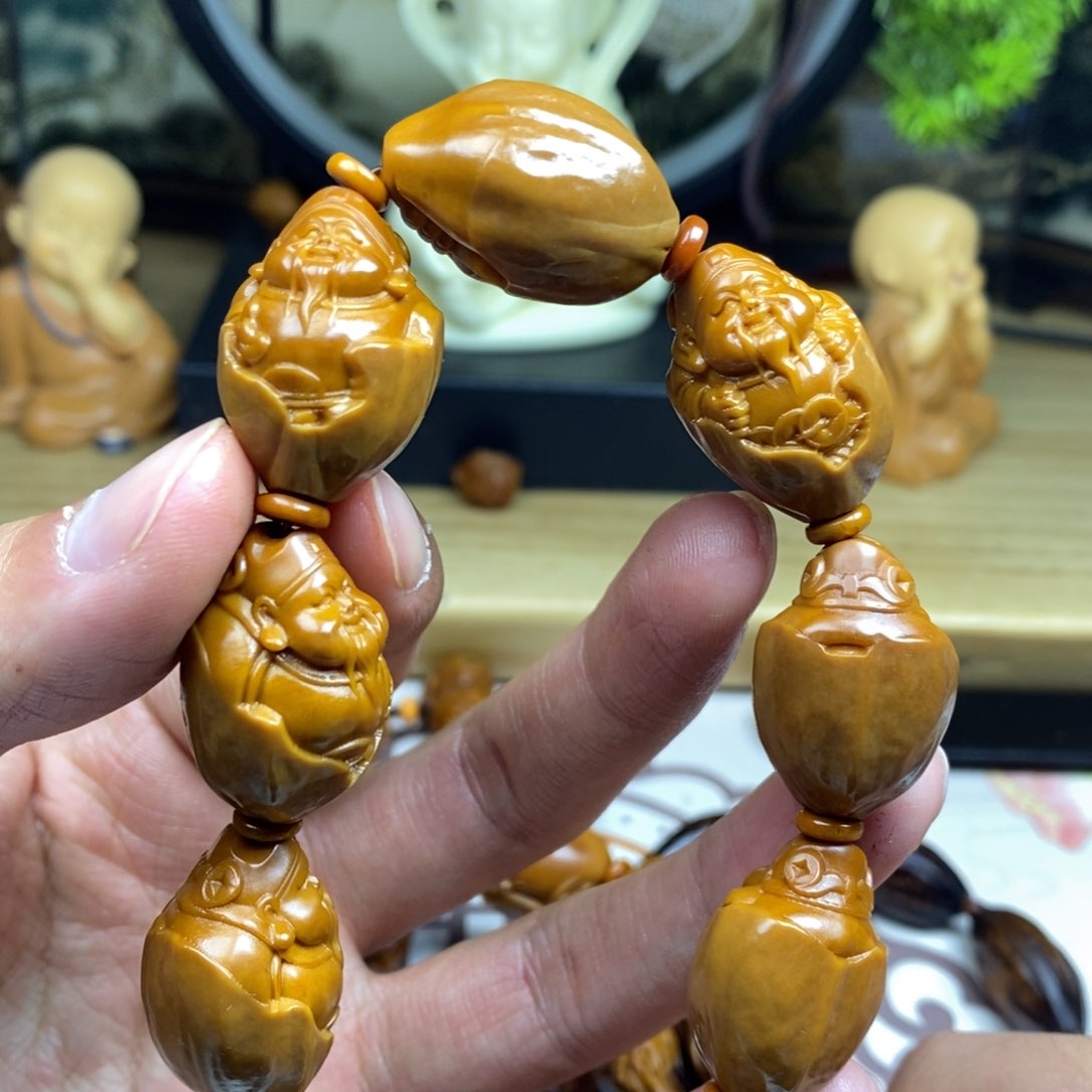橄榄核手串/手链橄榄核雕工艺手串