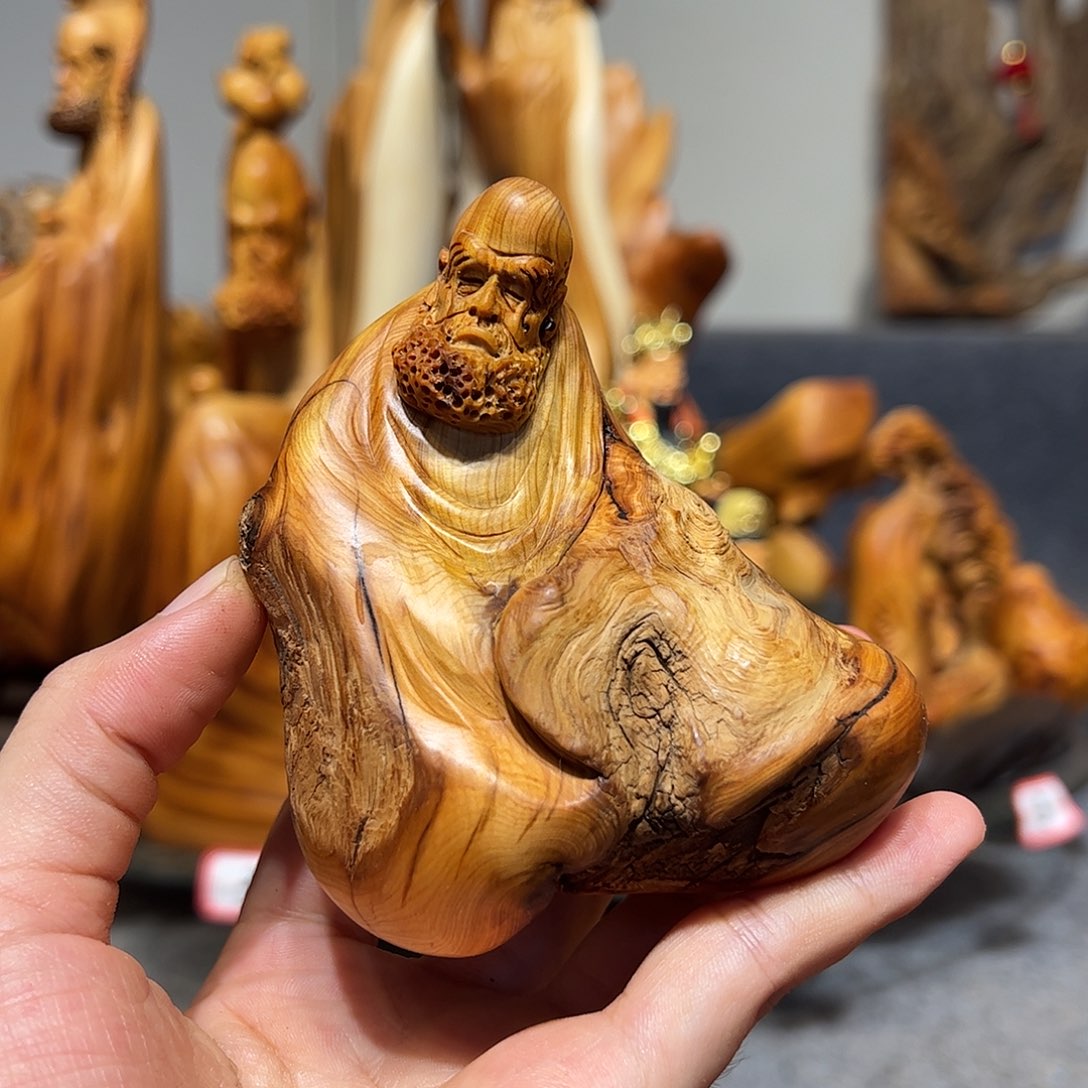 柏木（崖柏）崖柏木手把件摆件