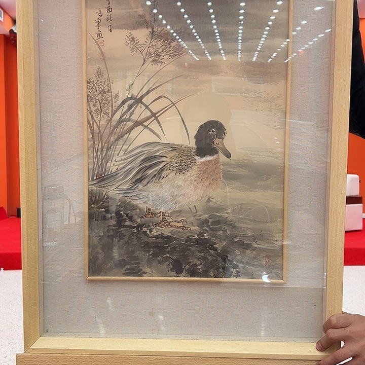 国画中**神雷鸣东去伪存真！