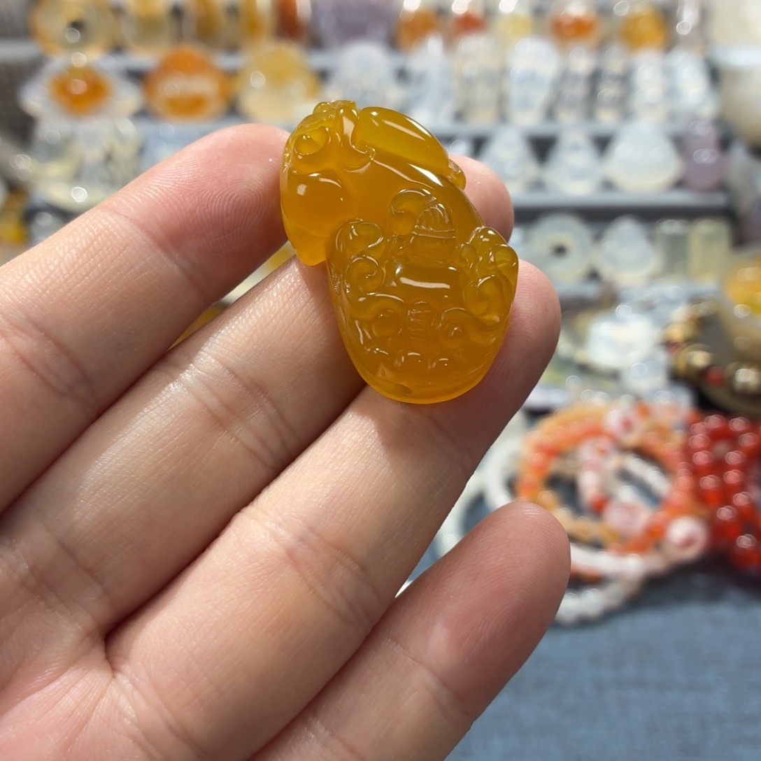 玛瑙/玉髓未镶嵌吊坠(不含链)