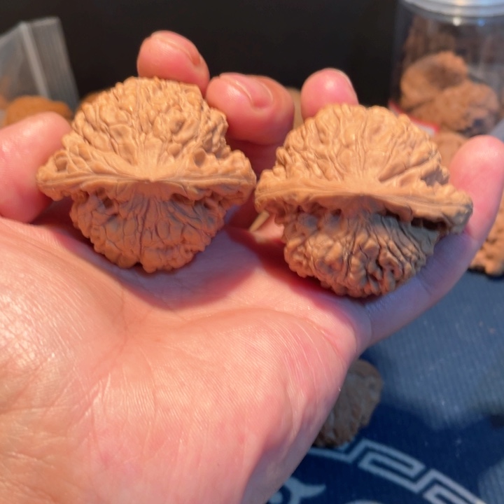 文玩核桃把件50官帽