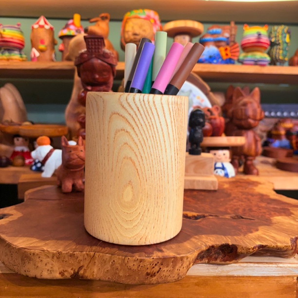 笔筒花瓶摆件白蜡