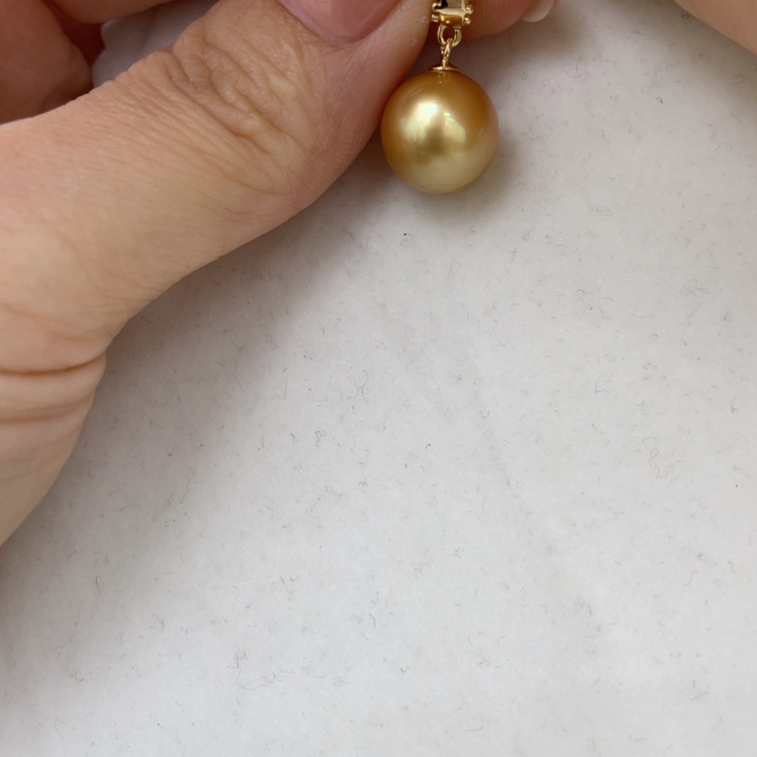 海水珍珠银S925镶嵌颈饰