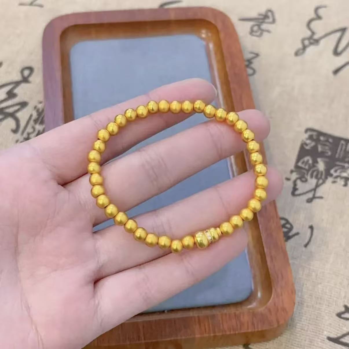 纯手工点葫芦圆珠手链女时尚