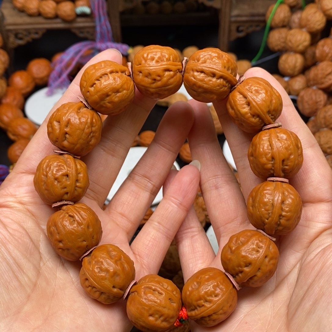 桃核手串小红肉筋