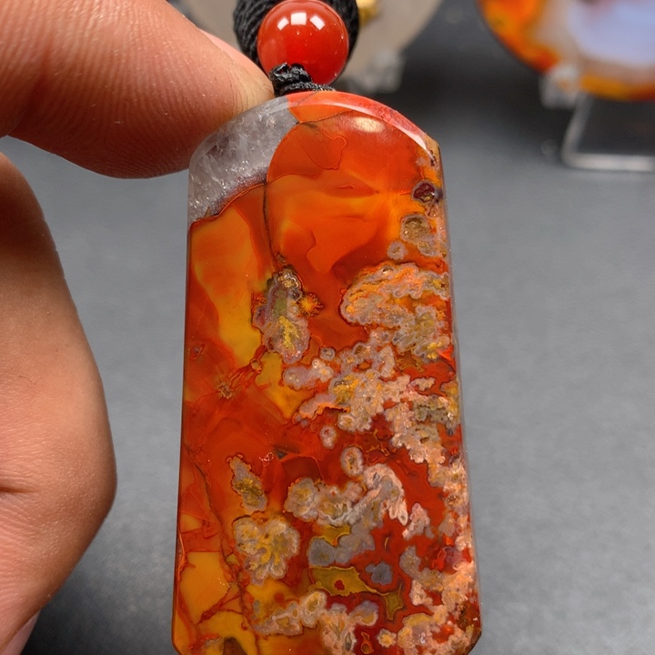 玛瑙/玉髓颈饰未镶嵌e**7