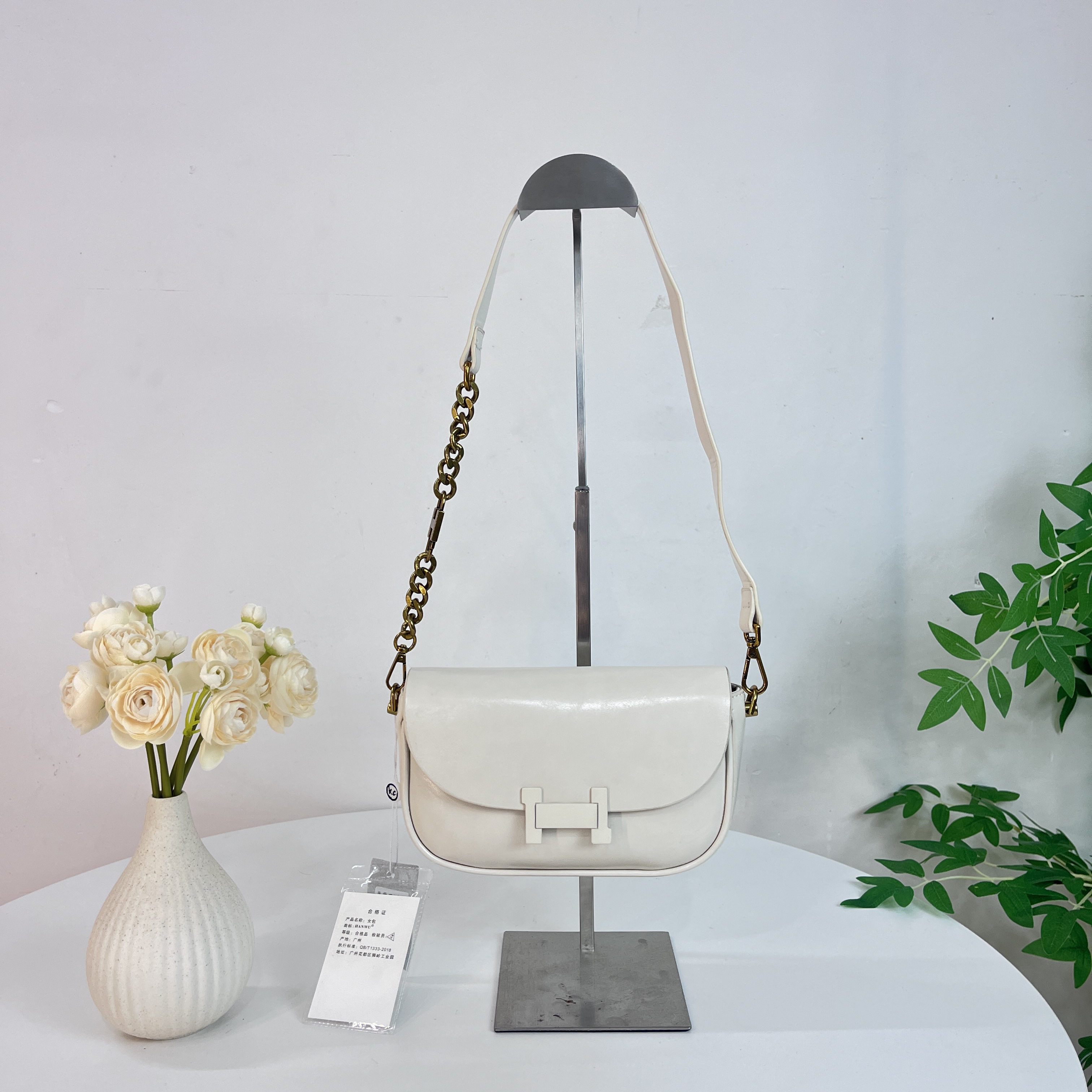 韩版复古马鞍包时尚腋下级感小众单肩斜挎通勤百搭女包