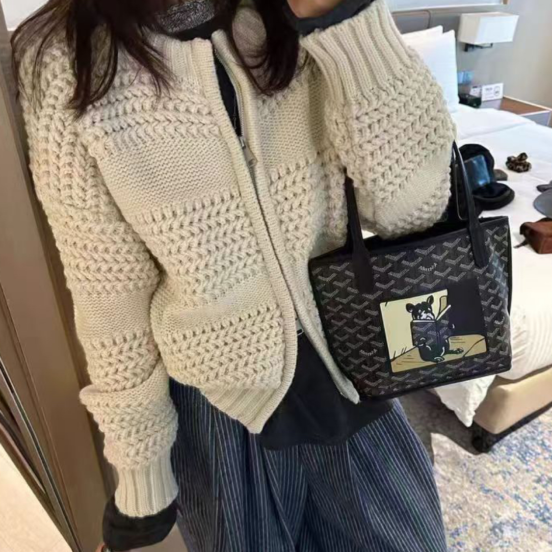 黑纹长袖T恤宽松上衣休闲直筒短裤两件套夏季