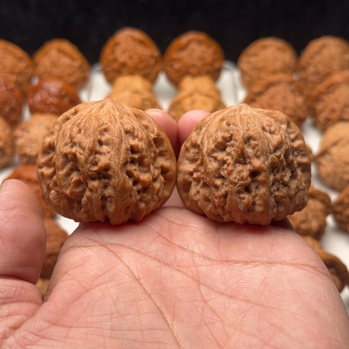 核桃摆件摆件平谷凹底