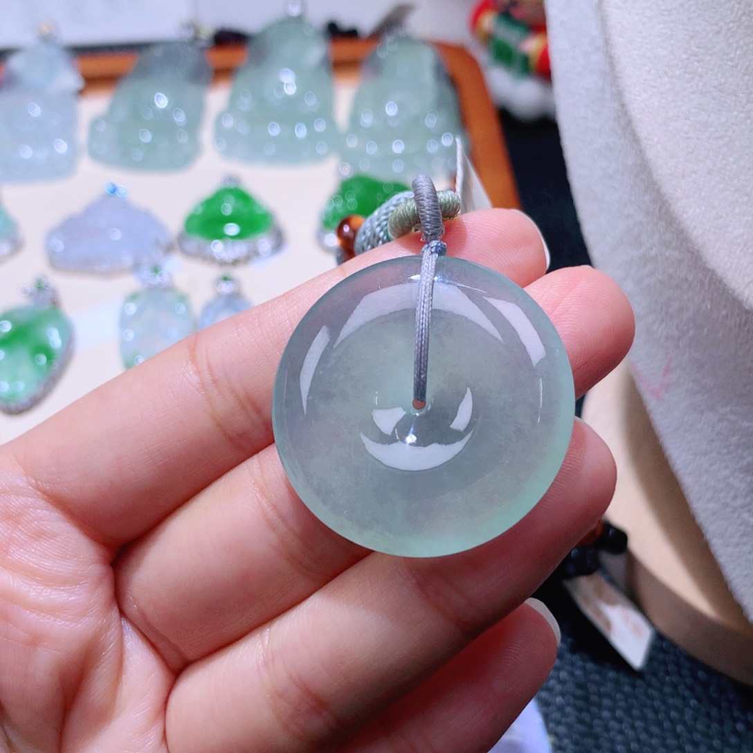 颈饰未镶嵌翡翠扣子34*6