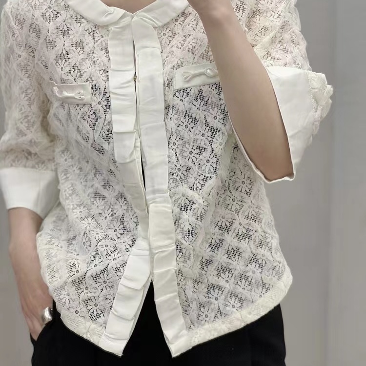 4192镂空国风开衫