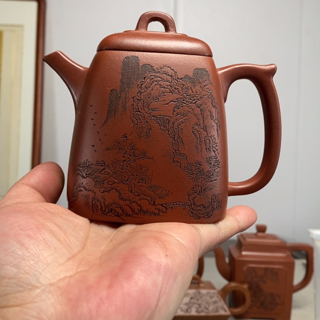 紫砂茶壶原矿泥料传统工艺制作