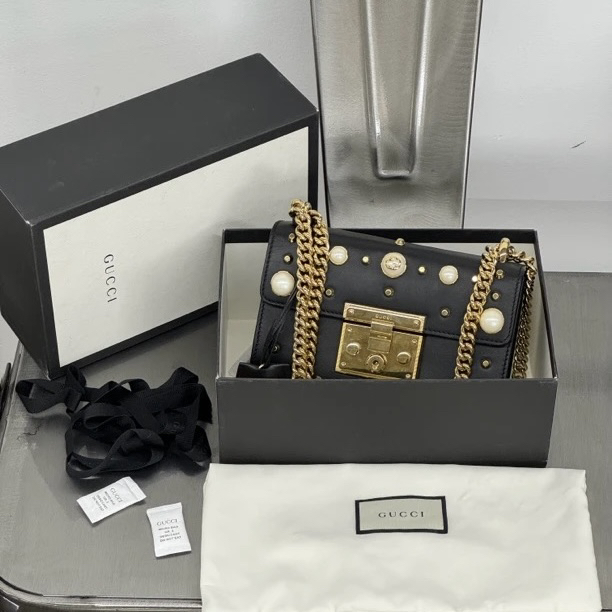 95新 GUCCI/古驰 chillvTg /斜挎包