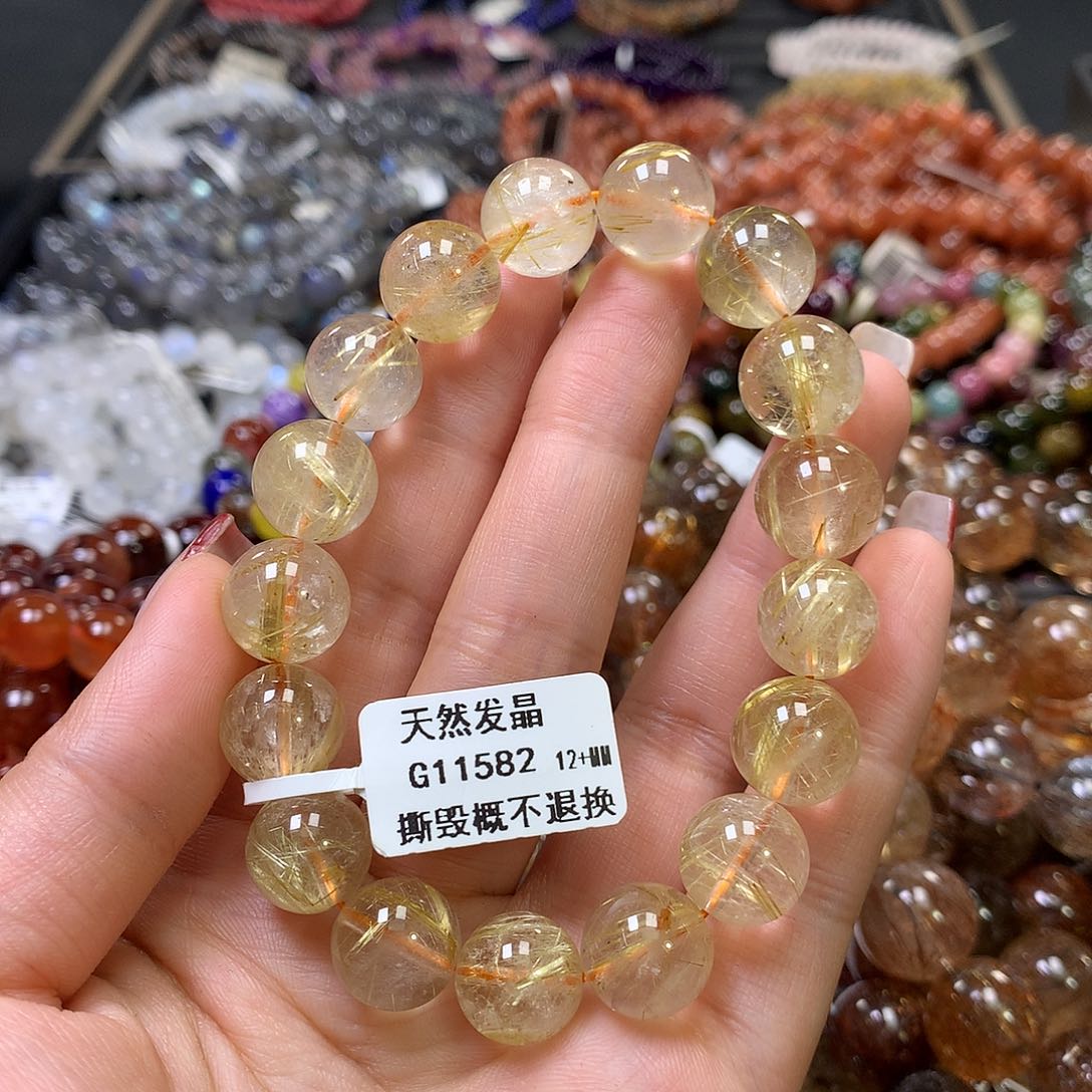 水晶手链未镶嵌，