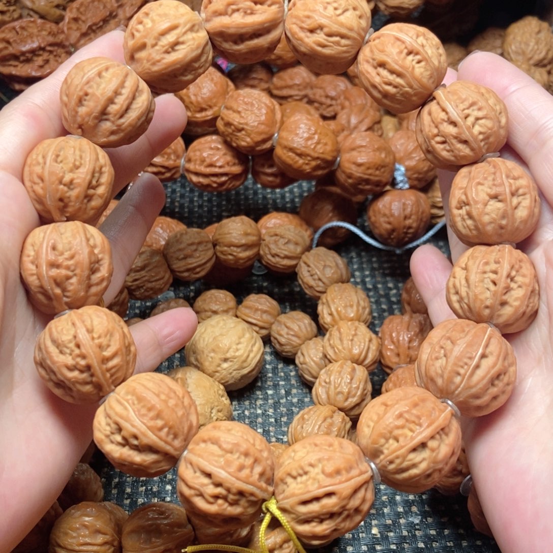 桃核吊坠小京八棱手持