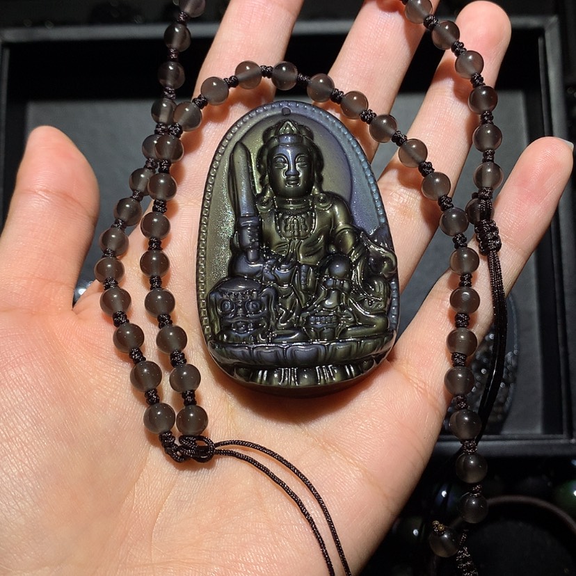【闪购商品】未镶嵌黑曜岩珠宝奇石山*