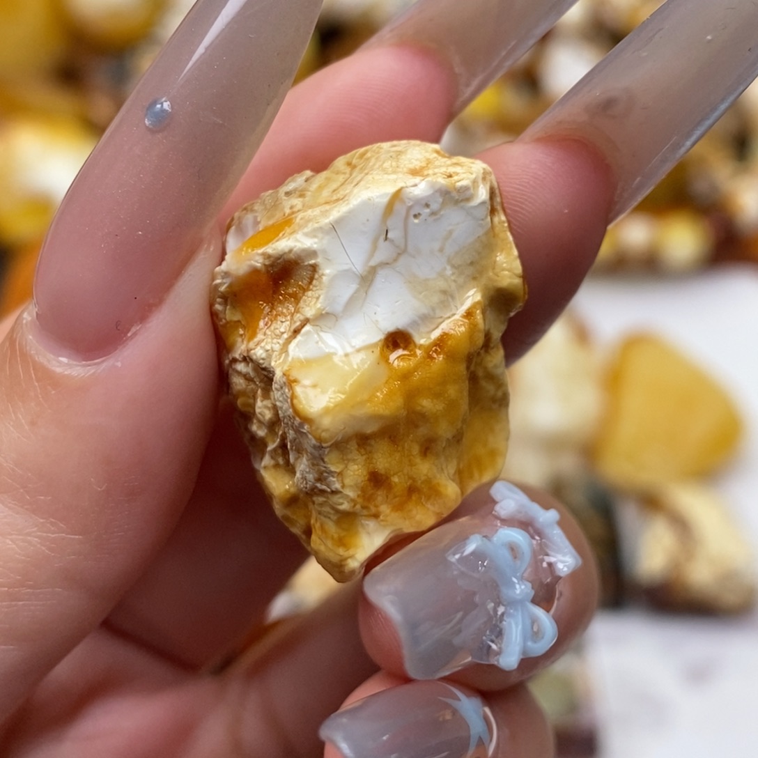 岩***弟定制琥珀未镶嵌蜜蜡