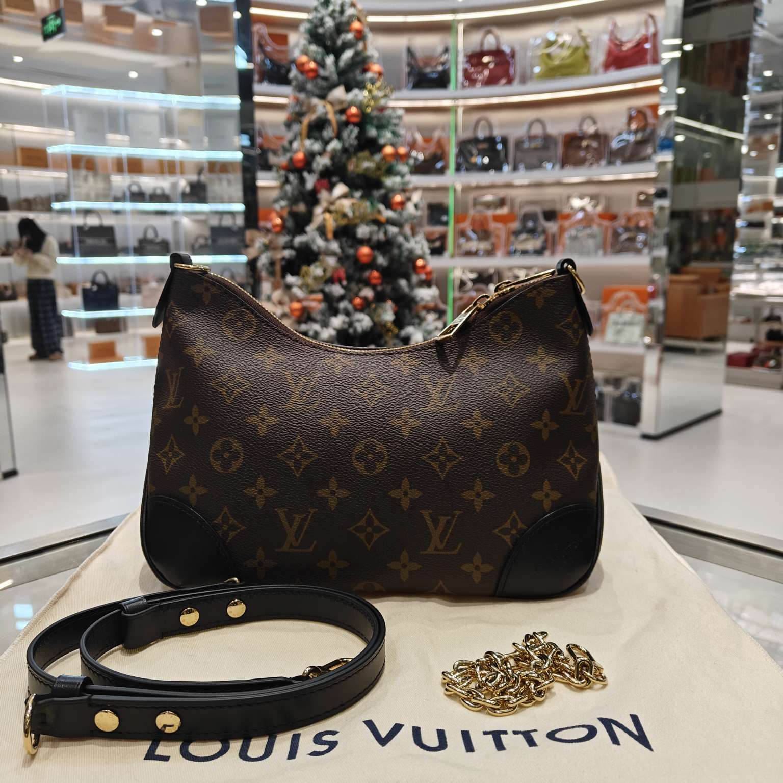 99新 LouisVuitton/路易威登 LV  黑牛角 99新