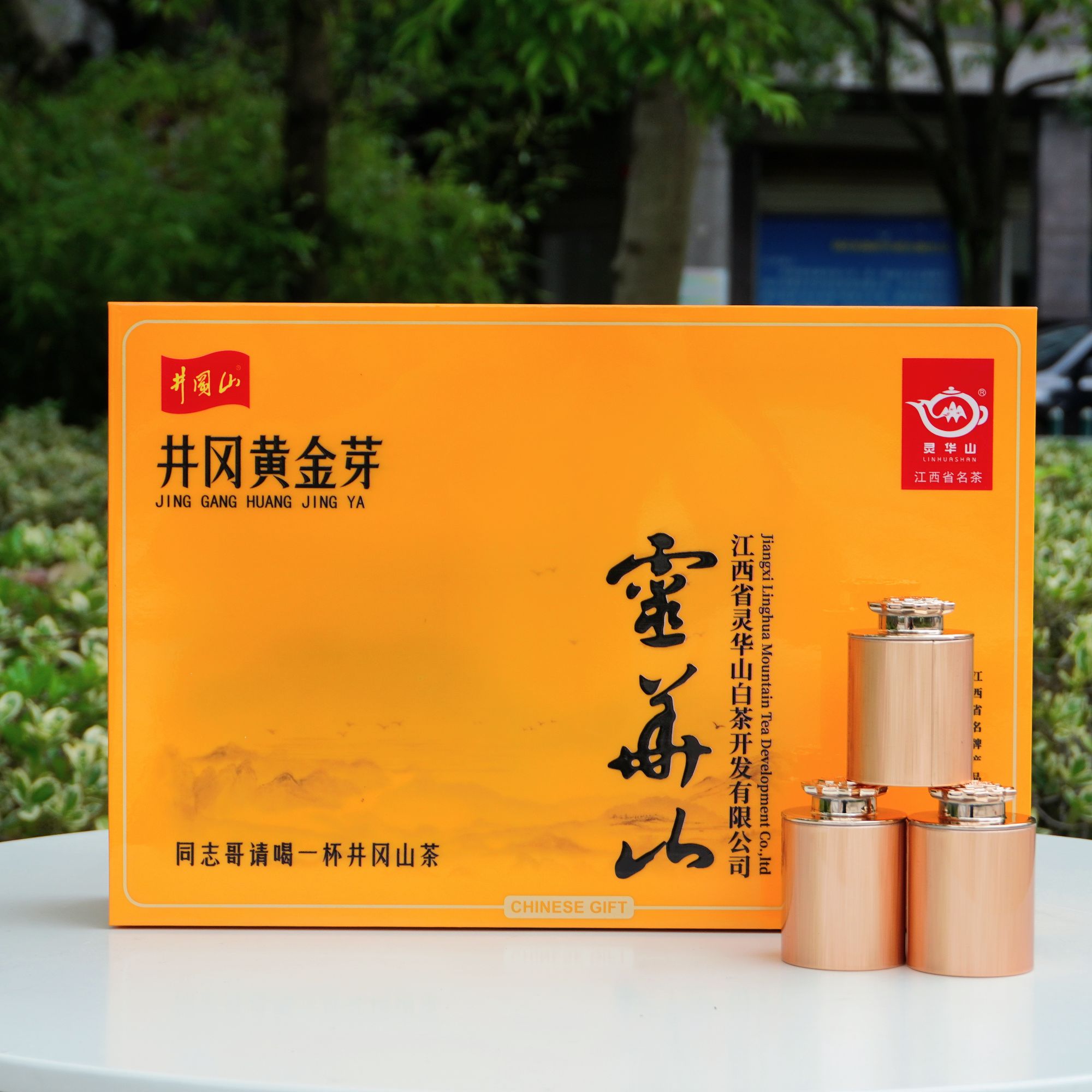 【黄金芽小罐礼盒】灵华山2025年明前黄金芽礼盒 明前 奶香嫩香持久