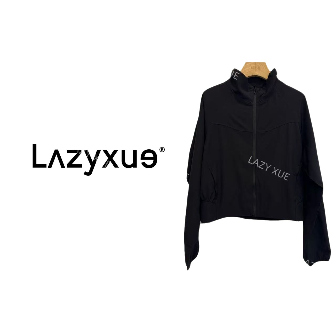 LAZYXUE薛懒懒"维塔加德"长袖运动时尚休闲百搭立领防晒衣 18401