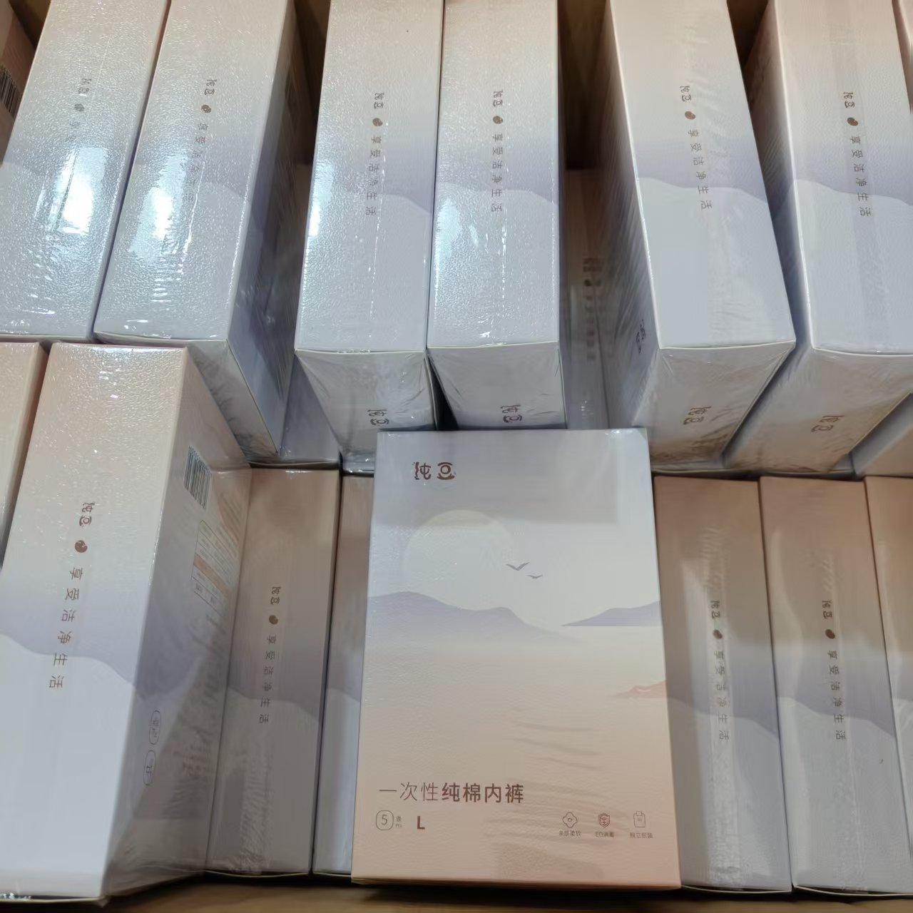 一次性纯棉内裤  L码（5条装）