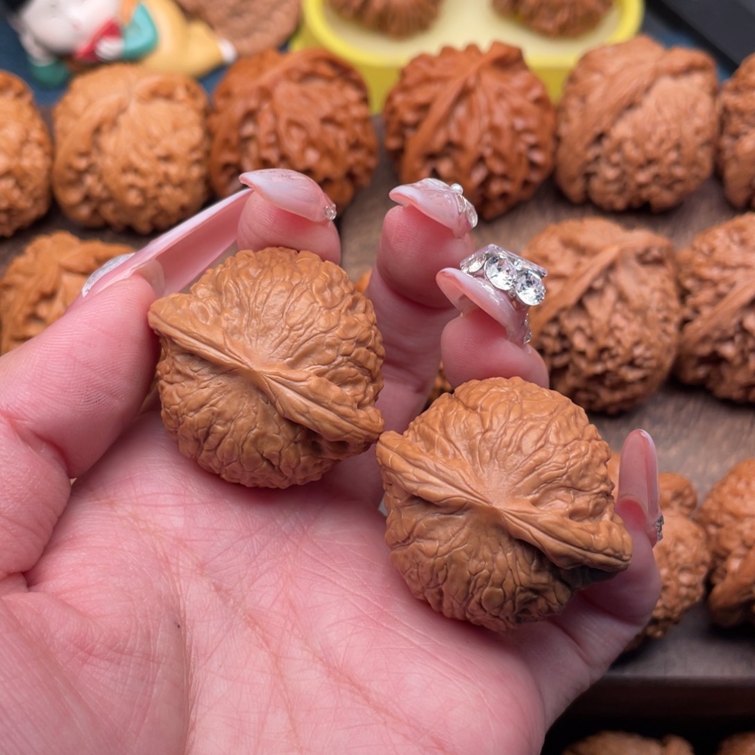 文玩核桃把件全品精配肉球乾隆磨38