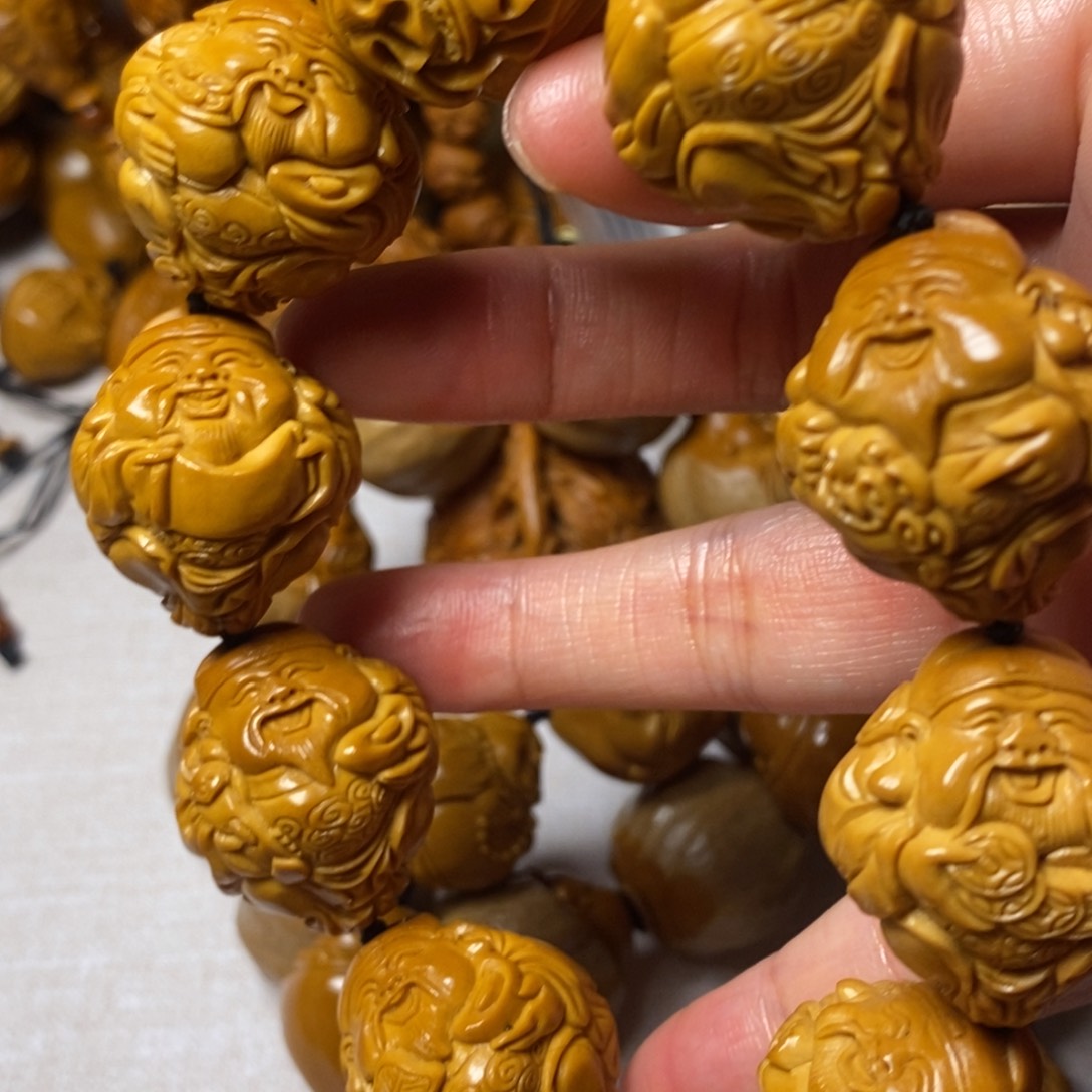 橄榄核手串/手链狼**浪八方来财