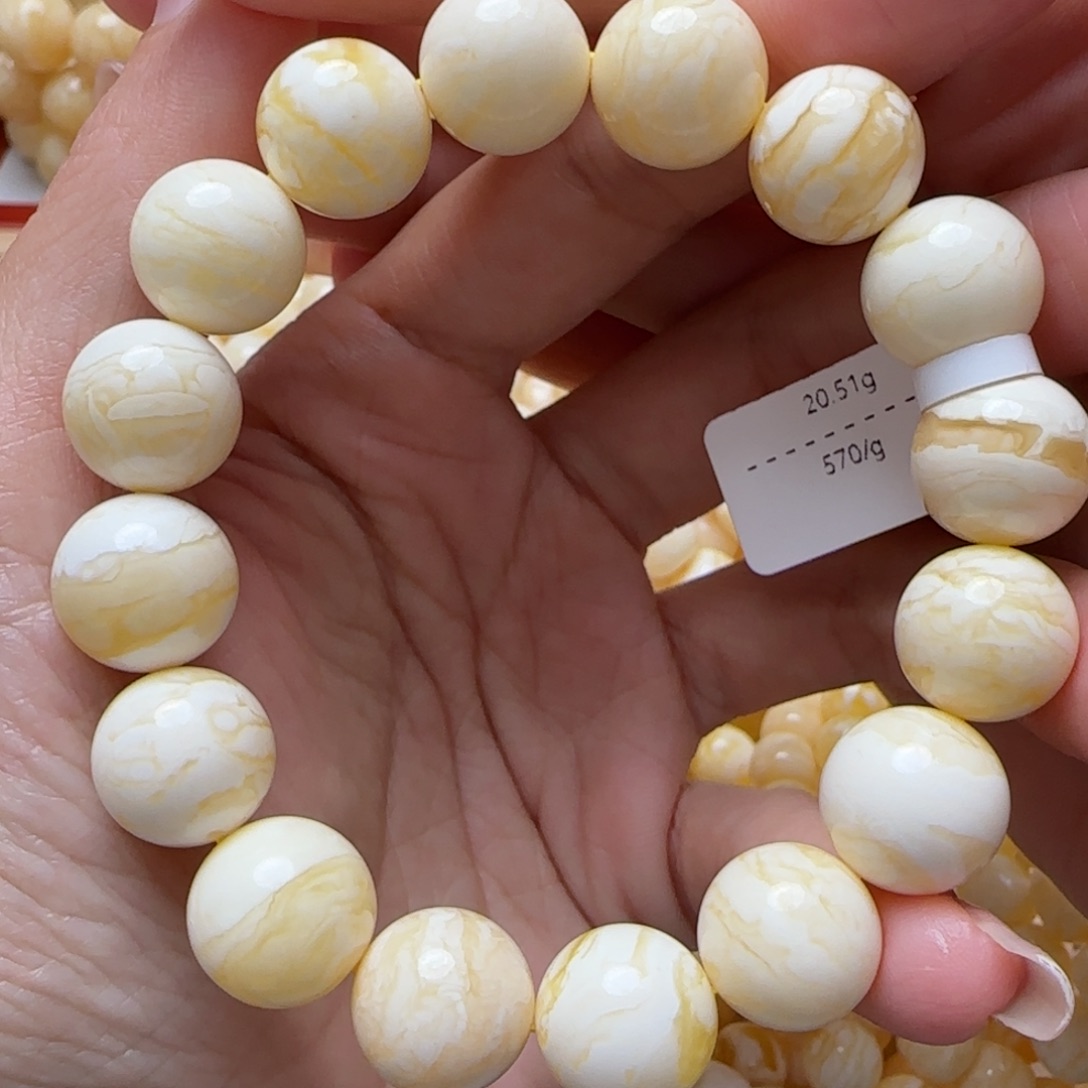 琥珀手链未镶嵌手串