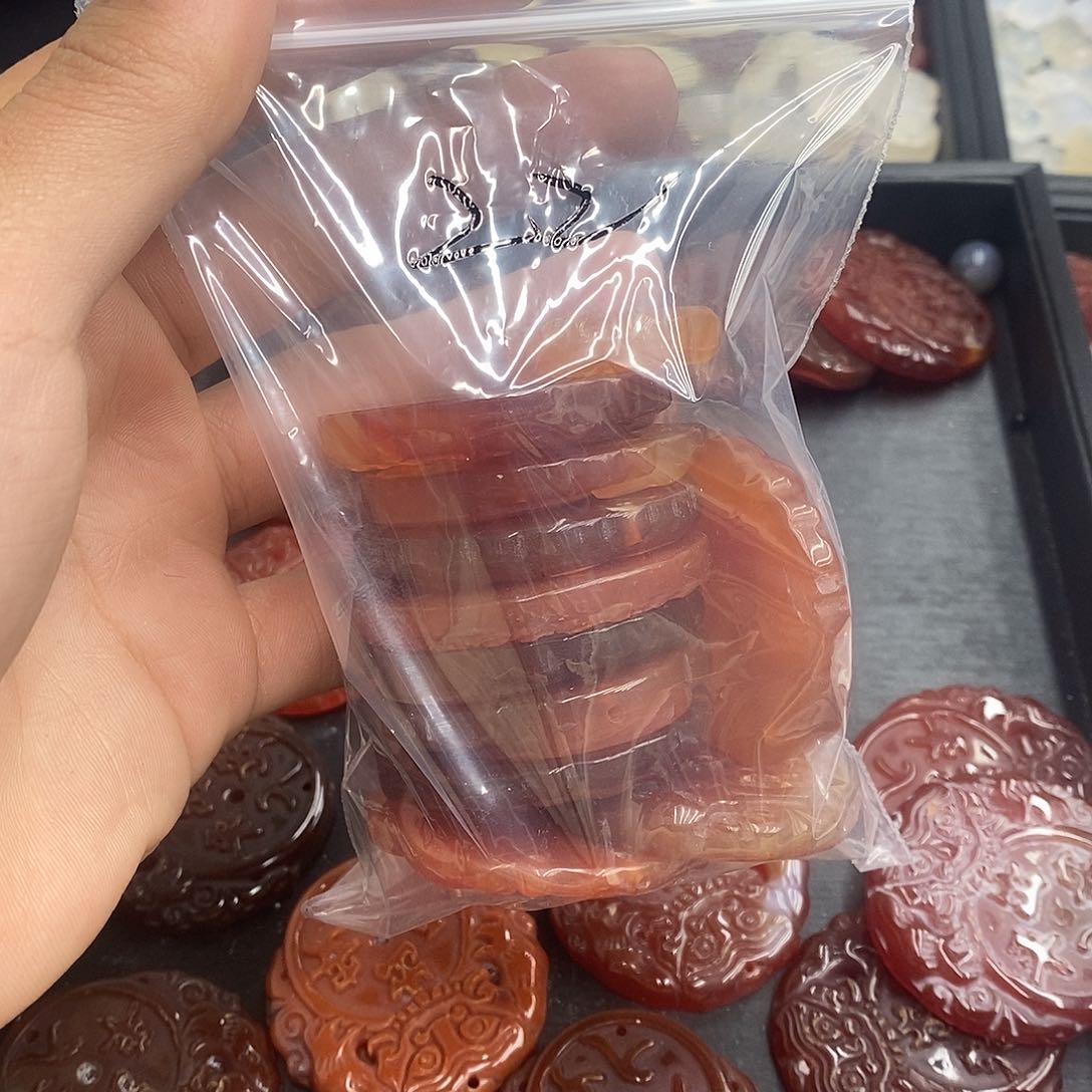 玛瑙/玉髓珠宝半成品合金彼****作