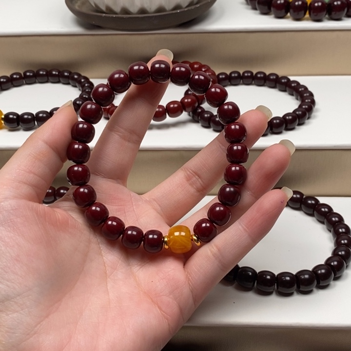 核桃手串/手链蝴****发猴头雕刻