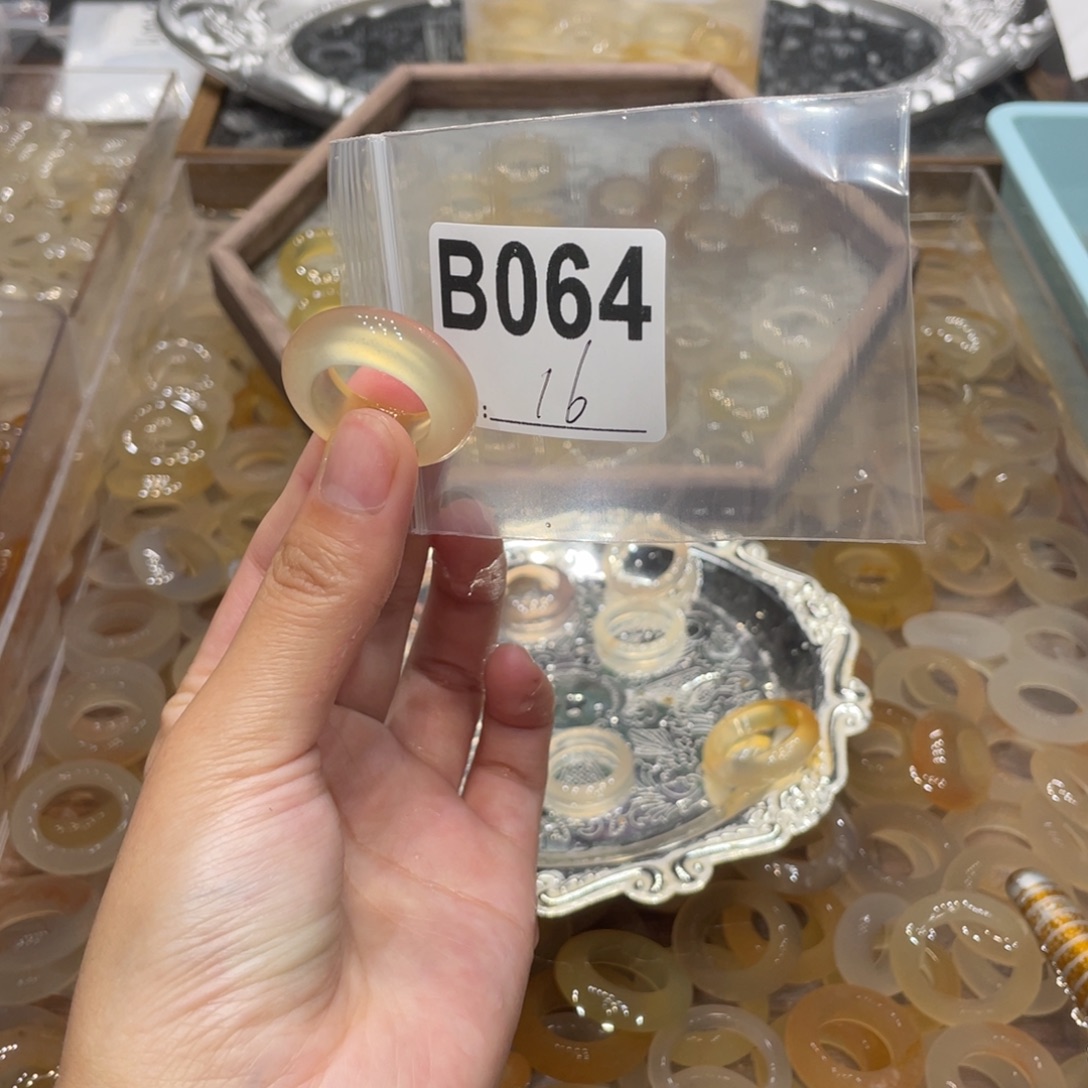 玛瑙/玉髓未镶嵌戒指064