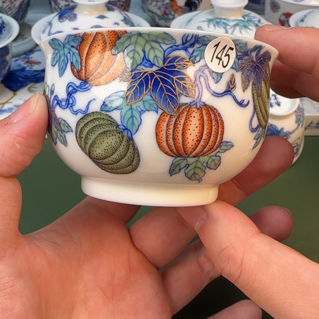 聚**林彦祖纯手工手绘茶具145